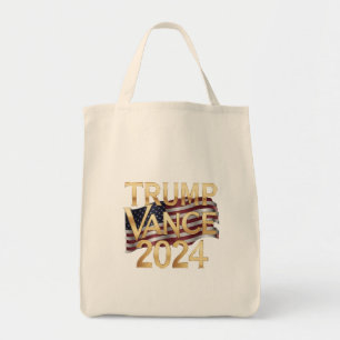Trump Vance 2024: A Bold Vision for America Tote Bag