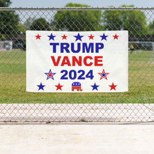 Trump Vance 2024 Banner