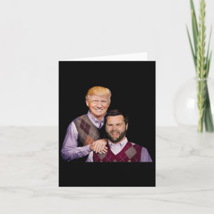 Trump Vance 2024 Brothers Funny Parody Trump J.d. Card