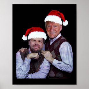 Trump Vance 2024 Brothers Santa Funny Trump Vance  Poster