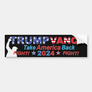 TRUMP VANCE 2024 BUMPER STICKER