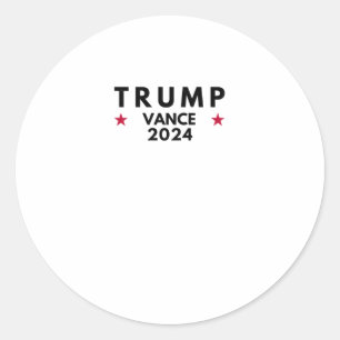 Trump Vance 2024  Classic Round Sticker
