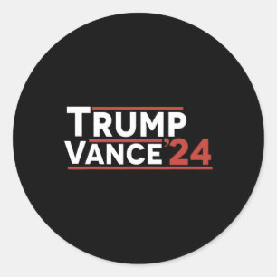 Trump Vance 2024  Classic Round Sticker