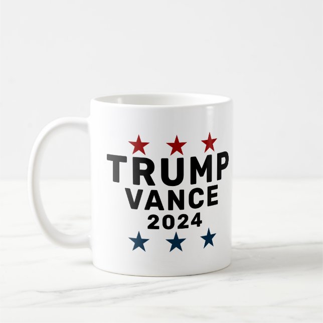 Trump Vance 2024 Classic Star Coffee Mug (Left)