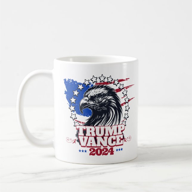 Trump Vance 2024 coffee cup mug (Left)