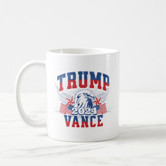 Trump Vance 2024 coffee cup mug (Left)