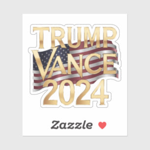 Trump Vance 2024 Conservative Values, Stickers