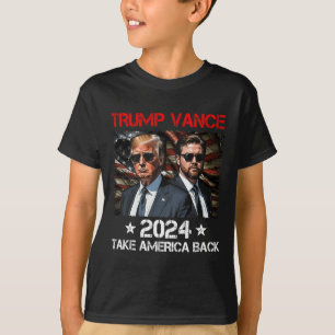 Trump Vance 2024 Donald Trump J.d. Vance Take Amer T-Shirt