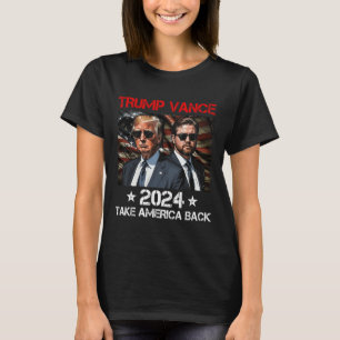 Trump Vance 2024 Donald Trump J.d. Vance Take Amer T-Shirt