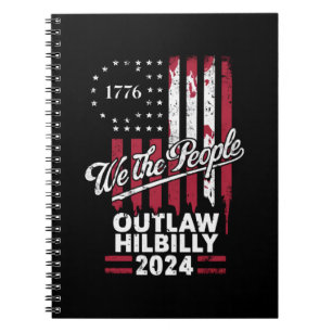 Trump Vance 2024 Donald Trump Outlaw Hillbilly Notebook