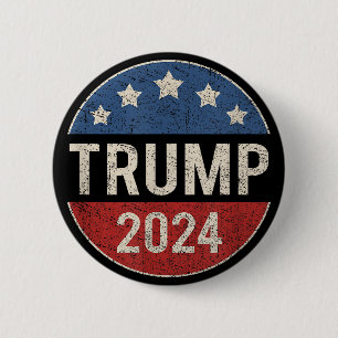 Trump Vance 2024 Election 6 Cm Round Badge