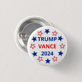 Trump, Vance 2024 election Button