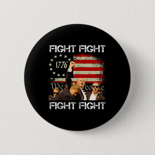 Trump Vance 2024 Fight 6 Cm Round Badge
