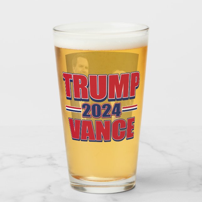 Trump Vance 2024 Glass (Back Filled)
