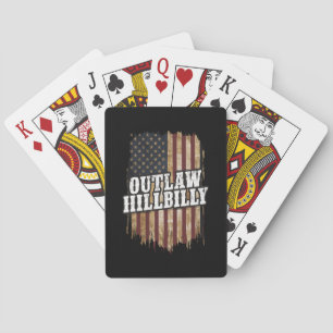 Trump Vance 2024 J.D. Vance Outlaw Hillbilly  Playing Cards
