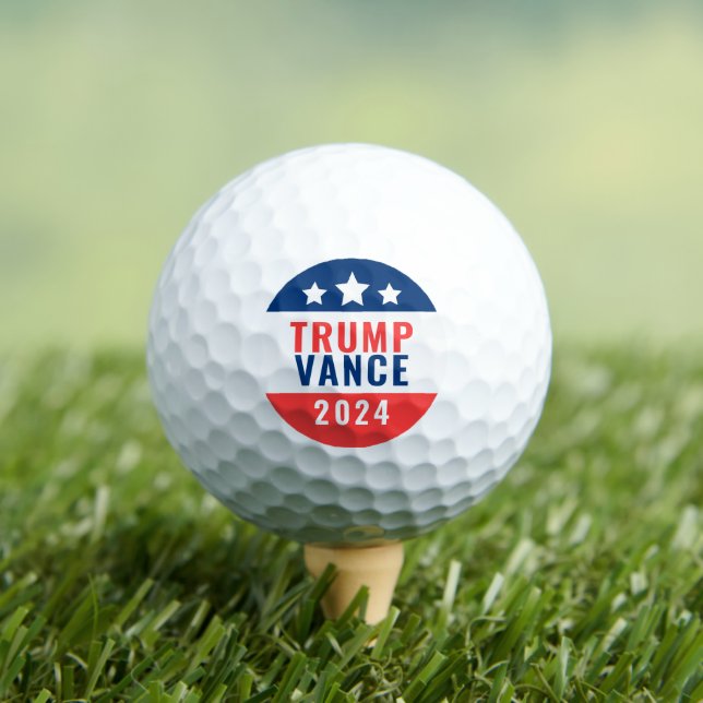 Trump Vance 2024 Make America Great Again Election Golf Balls (Insitu Tee)