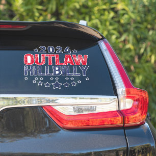Trump Vance 2024 Outlaw Hillbilly US Flag
