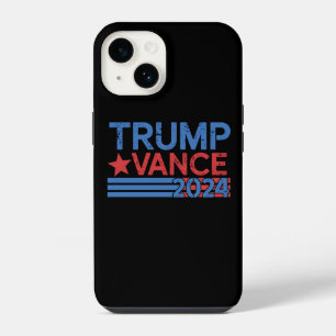 Trump Vance 2024 President 47 USA Vintage iPhone 14 Case