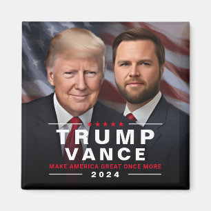 Trump Vance 2024 President VP Campaign Magnet