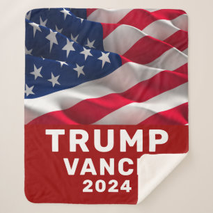 Trump Vance 2024  Sherpa Blanket