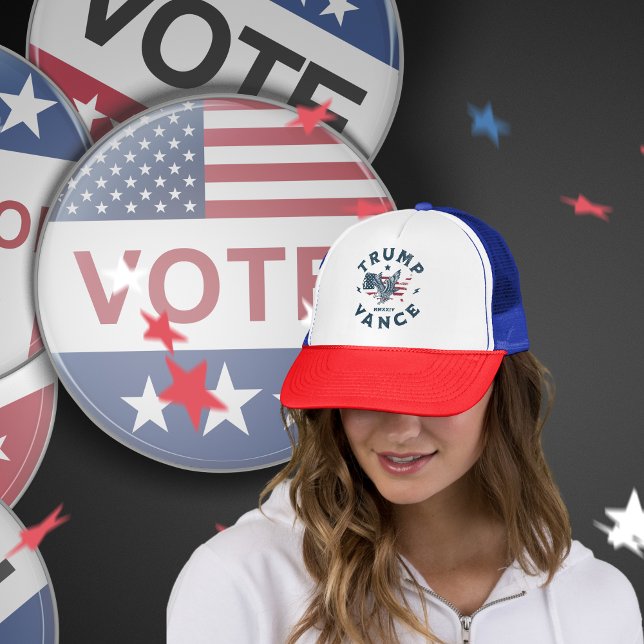 Trump Vance 2024 Womens  Trucker Hat (Creator Uploaded)