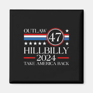 Trump Vance 2025 Donald Trump J.d. Vance Outlaw An Magnet