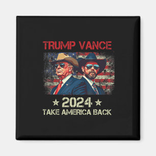 Trump Vance 2025 Donald Trump J.d. Vance Take Amer Magnet