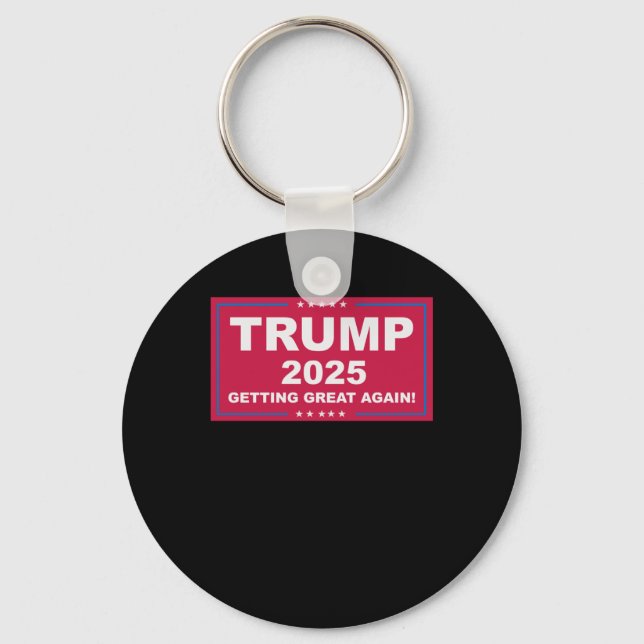 Trump Vance 2025 Getting Great Again ()  Key Ring (Front)