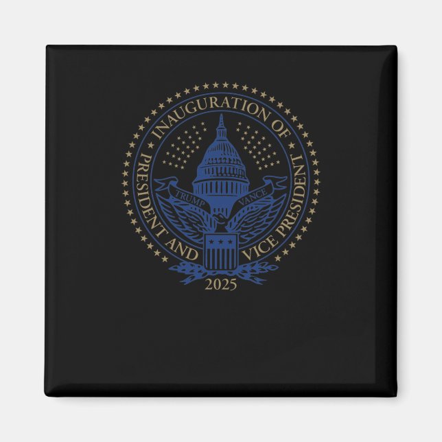 Trump Vance 2025 Inauguration Seal 2  Magnet (Front)