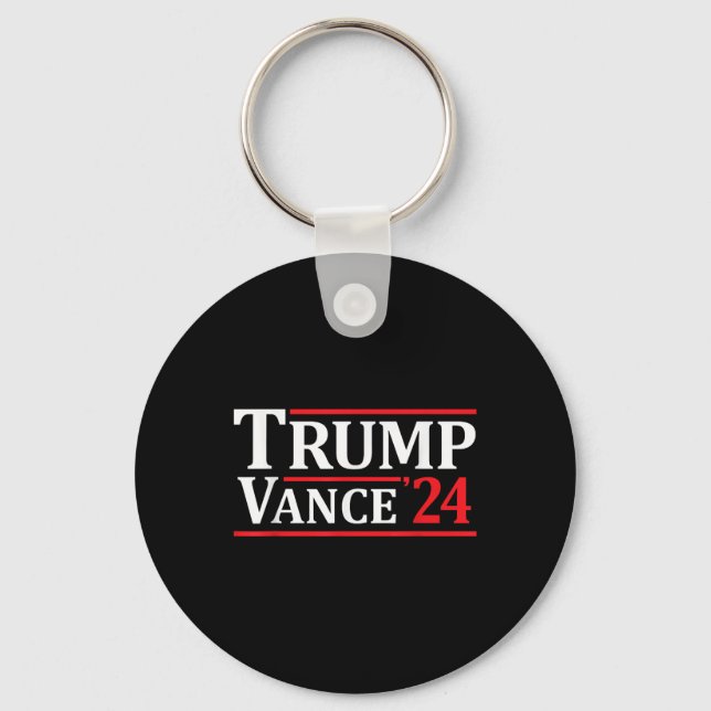 Trump Vance 24 Trump 2024  Key Ring (Front)