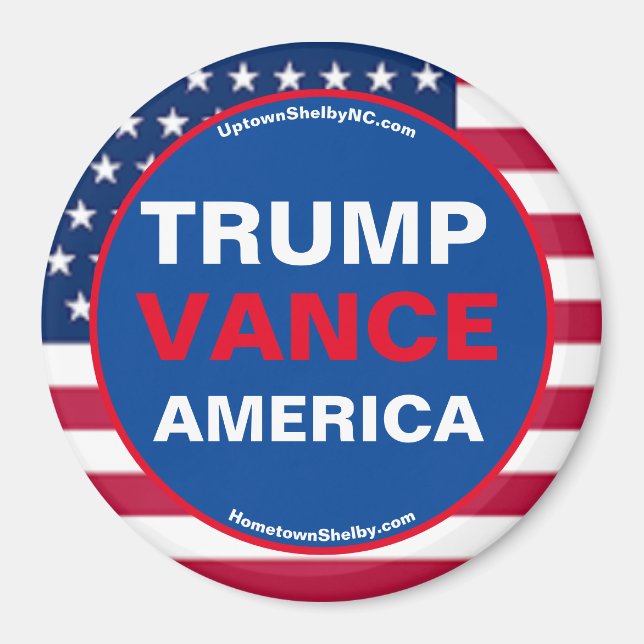 TRUMP VANCE AMERICA Refrigerator Magnet (Front)