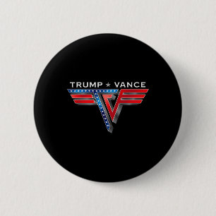 Trump Vance America Trump We Won Wins Inauguration 6 Cm Round Badge