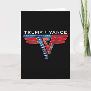 Trump Vance America Trump We Won Wins Inauguration Card
