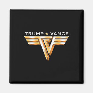 Trump Vance America Trump We Won Wins Inauguration Magnet