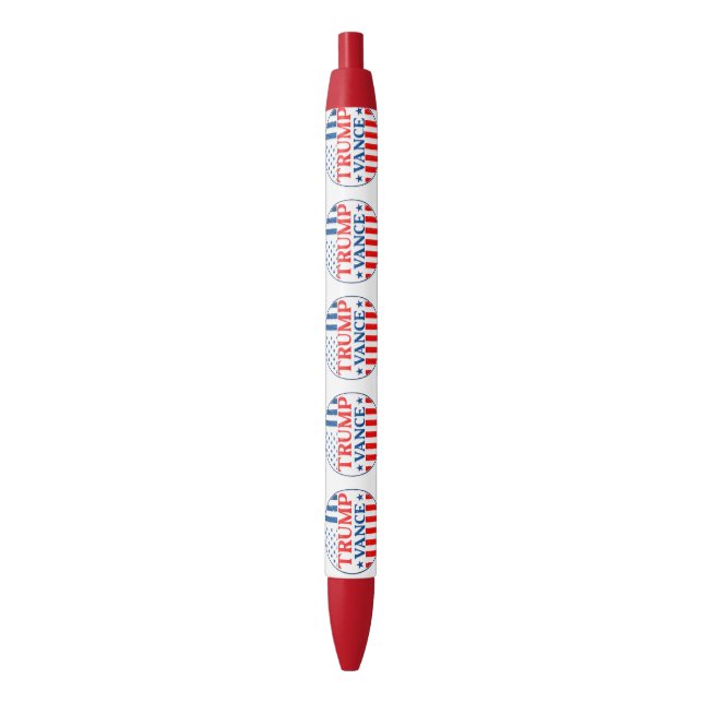 Trump Vance Black Ink Pen (Front Vertical)