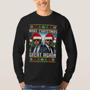 Trump Vance Brothers Make Christmas Great Again  T-Shirt