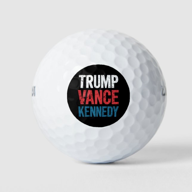 Trump Vance Kennedy 2024 Election Golf Balls (Front)