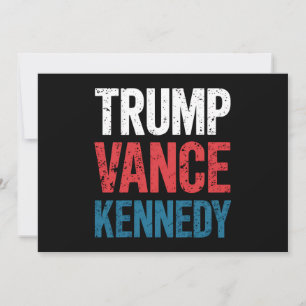 Trump Vance Kennedy 2024 Election Invitation