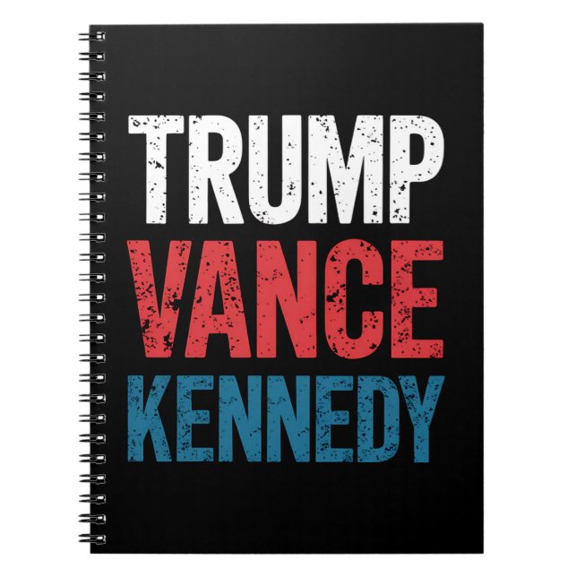 Trump Vance Kennedy 2024 Election Notebook (Front)
