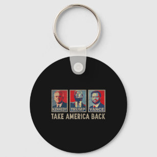 Trump Vance Kennedy Checkmate 2024 Election Republ Key Ring