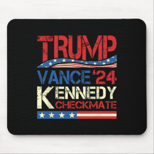 Trump Vance Kennedy Checkmate 2025 Election Republ Mouse Pad