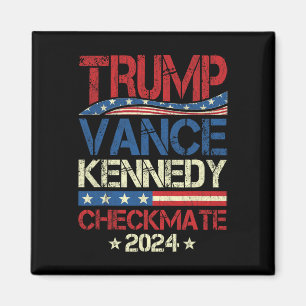 Trump Vance Kennedy Checkmate Election Republican Magnet