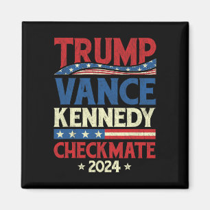 Trump Vance Kennedy Checkmate Election Republican Magnet