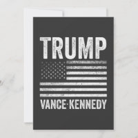 Trump Vance Kennedy Election 2024 American Flag