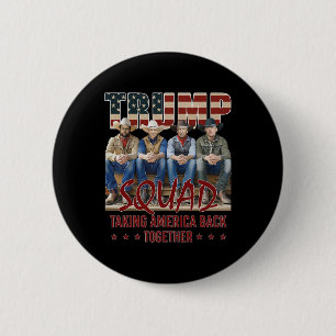 Trump Vance Kennedy Elon Squad Taking America Back 6 Cm Round Badge