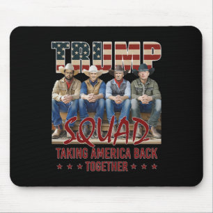 Trump Vance Kennedy Elon Squad Taking America Back Mouse Pad