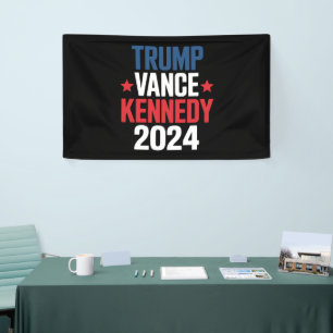 Trump Vance Kennedy President 2024 Election Banner