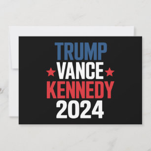Trump Vance Kennedy President 2024 Election  Invitation