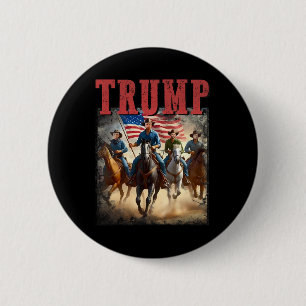 Trump Vance Kennedy Presidential Election 2025  6 Cm Round Badge