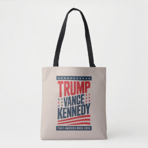 Trump Vance Kennedy Take America Back 2024 Tote Bag
